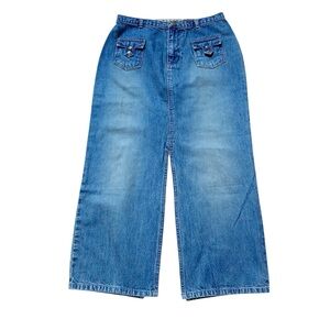 Vintage Arizona Jean Company Denim Y2K Skirt Size 17 (Youth) Early 2000’s